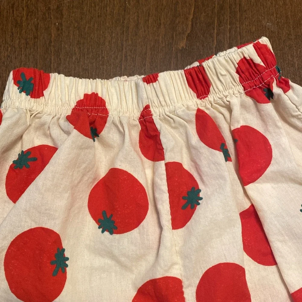 Toddler Tomato Print Pants - Picture 2 of 5